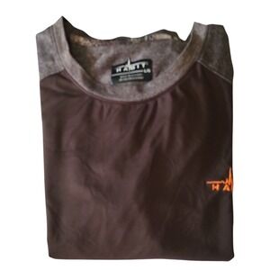 Habit Camo Hunting Shirt Quick Dry Stretch‎ Short Sleeve Mens Size Large
